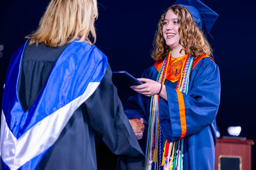 Students celebrate graduating